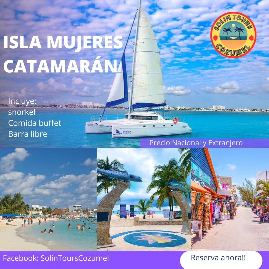 Isla Mujeres en Catamarán 